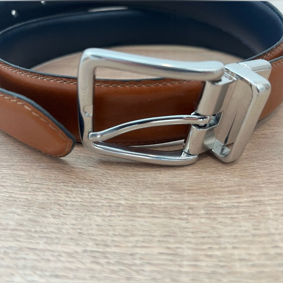 Cole Haan Leather Belt British Tan 34 - Picture 3 of 5